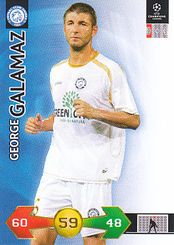George Galamaz AFC Unirea Urziceni 2009/10 Panini Super Strikes CL #325